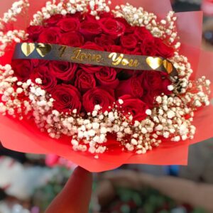 I Love You Red Bouquet