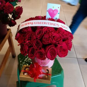 Valentines Box and Ferreros