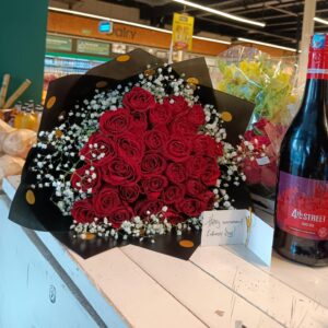 Wine flowers package